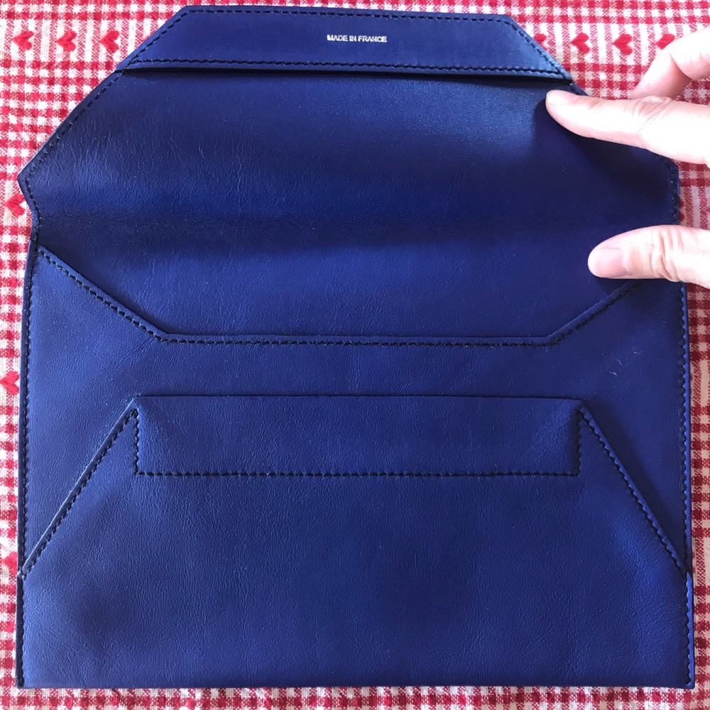 Lancel Paris Envelope Leather Pouch - Picture 2 of 6